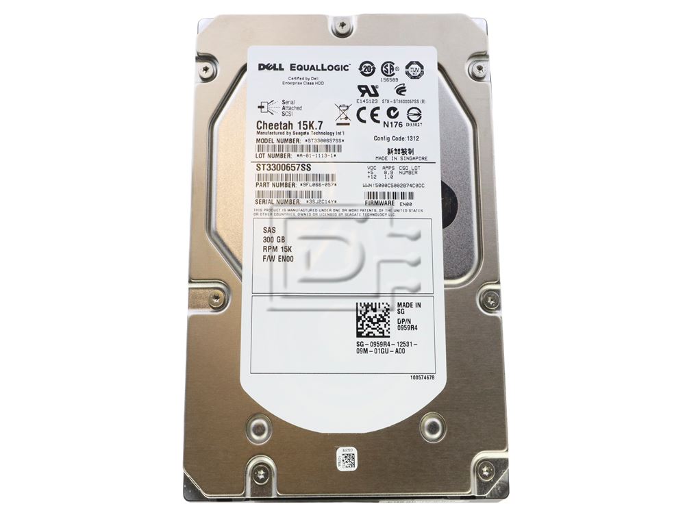 IBM 49Y1860 / 49Y1859 / 49Y1856 / 9FN066-038 300GB 15K 6Gbs 3.5