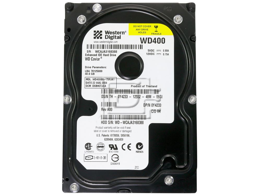 Western Digital Caviar 40GB 7.2K 3.5