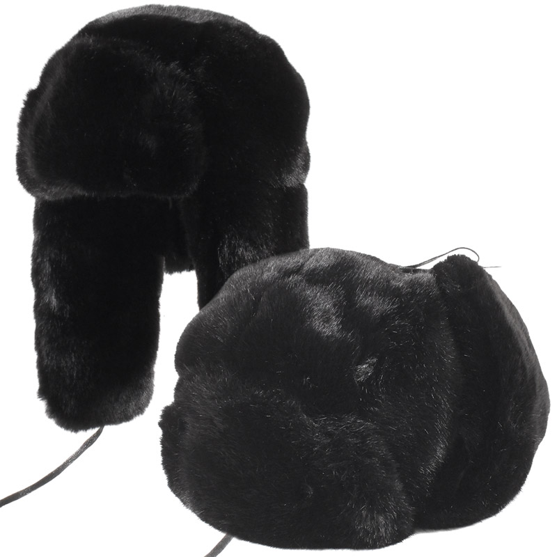 KANGOL（カンゴール） “BLACK FAUX FUR TRAPPER” - DISSIDENT WEB SHOP