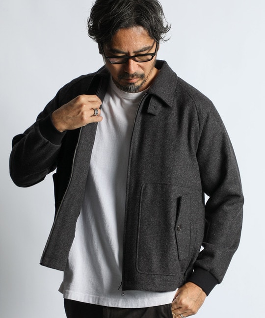 テックツイード ショートブルゾン ｜The DUFFER of St.GEORGE