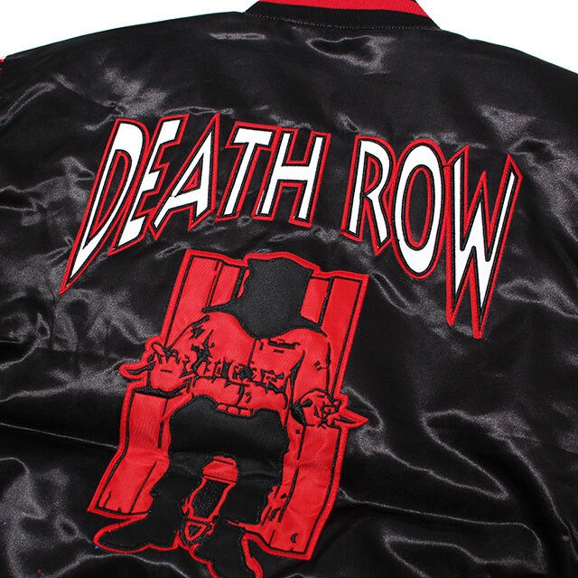 HEADGEAR CLASSICS WELCOME TO DEATH ROW BIKER SATIN JACKET HGC
