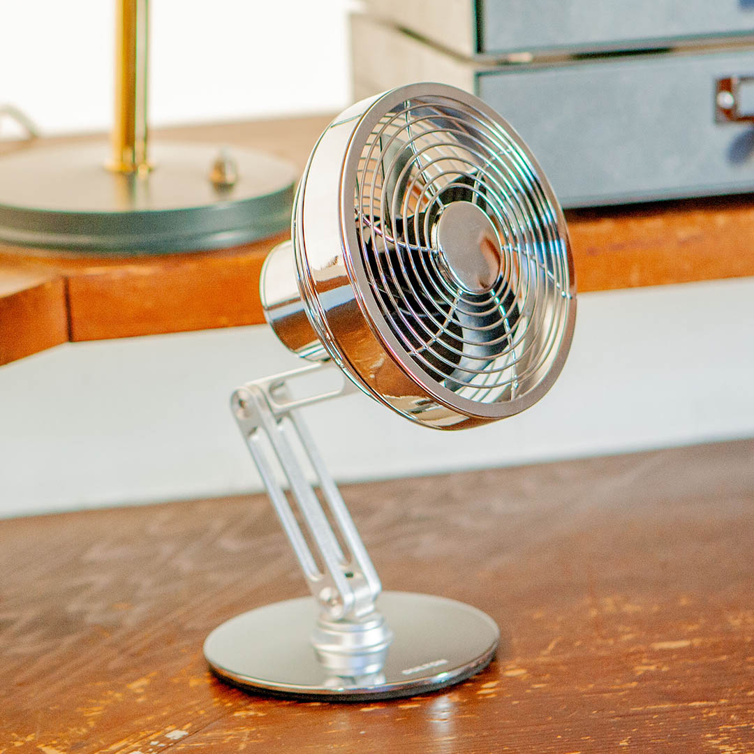 DULTON ONLINE SHOP | SWING ARM DESK FAN CROME/BLACK: 家具