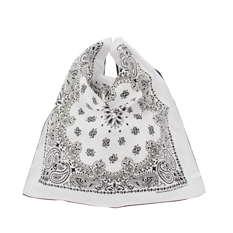 DULTON ONLINE SHOP | HAVAHANK PAISLEY BI COLOR BAG NAVY/WHITE(NAVY