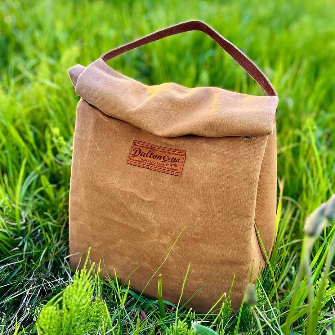 DULTON ONLINE SHOP | WAX CANVAS LUNCH BAG CAMEL(CAMEL): ガーデン