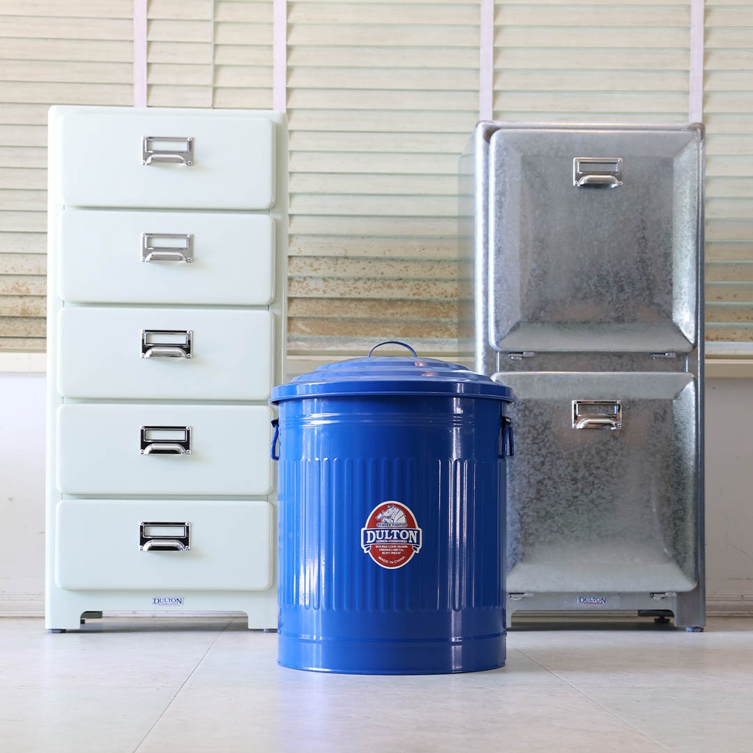 DULTON ONLINE SHOP | GARBAGE CAN BLUE L(L BLUE): ホーム用品