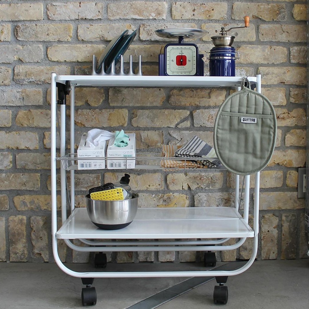 DULTON ONLINE SHOP | FOLDING TROLLEY WHITE(WHITE): 家具