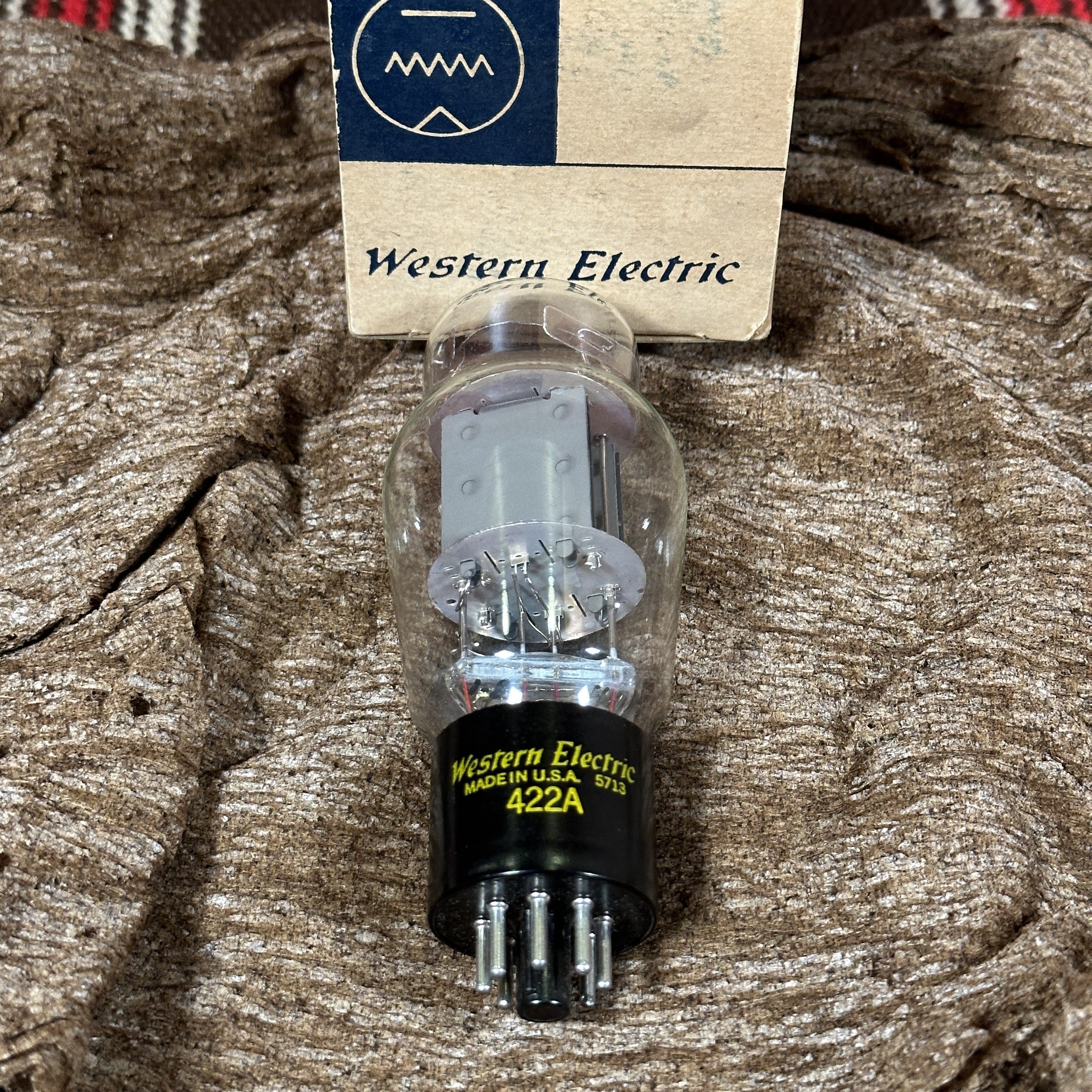NOS Western Electric 422A Rectifier Tube Duet w/ Original Boxes