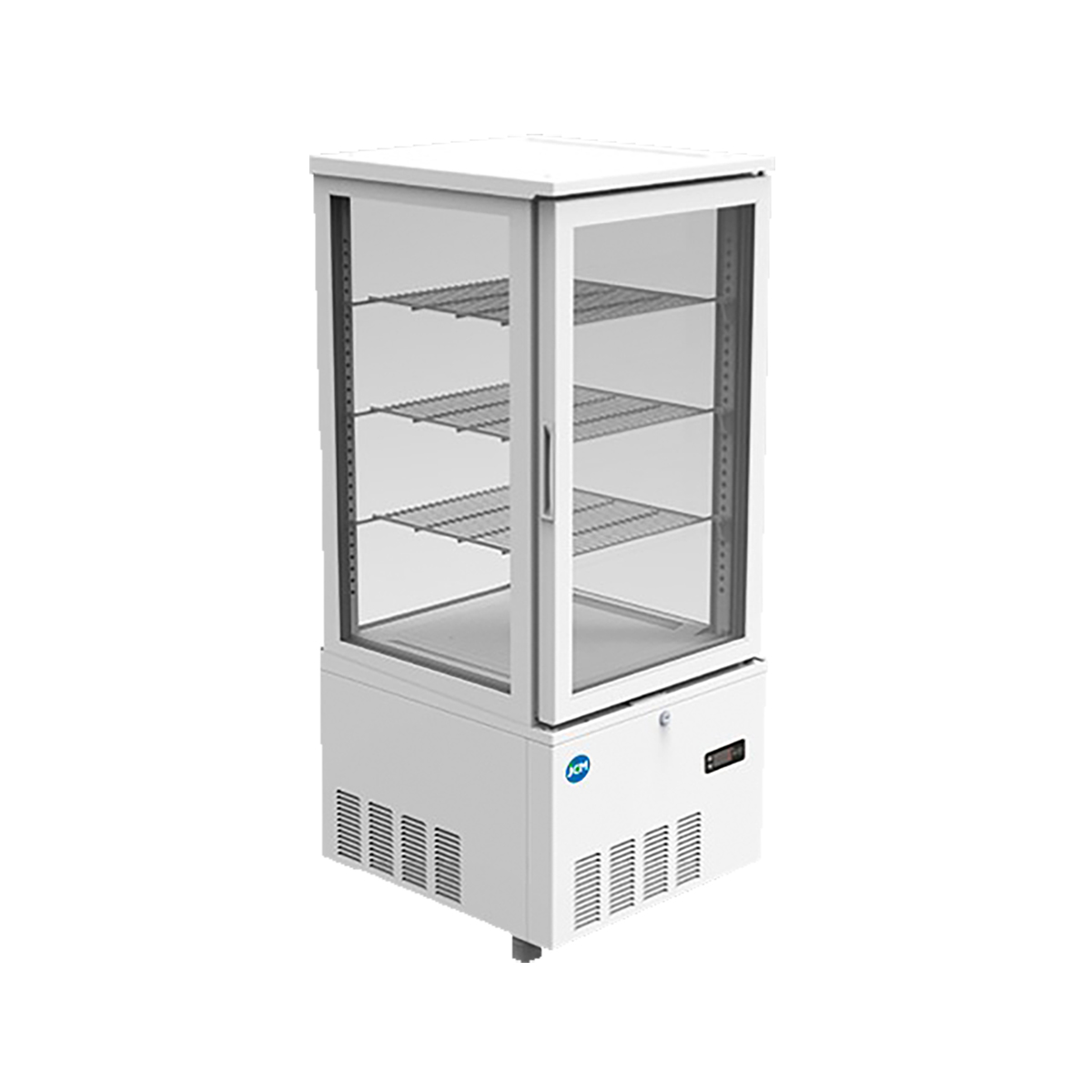 有限会社ユウキ / 4面ガラス冷蔵ショーケース『JCMS-160』【片面扉】