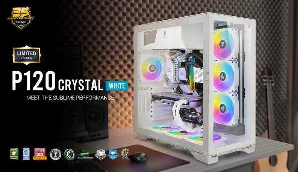 Antec、スイングドア式強化ガラスパネル搭載ATX対応ミドルタワーPC