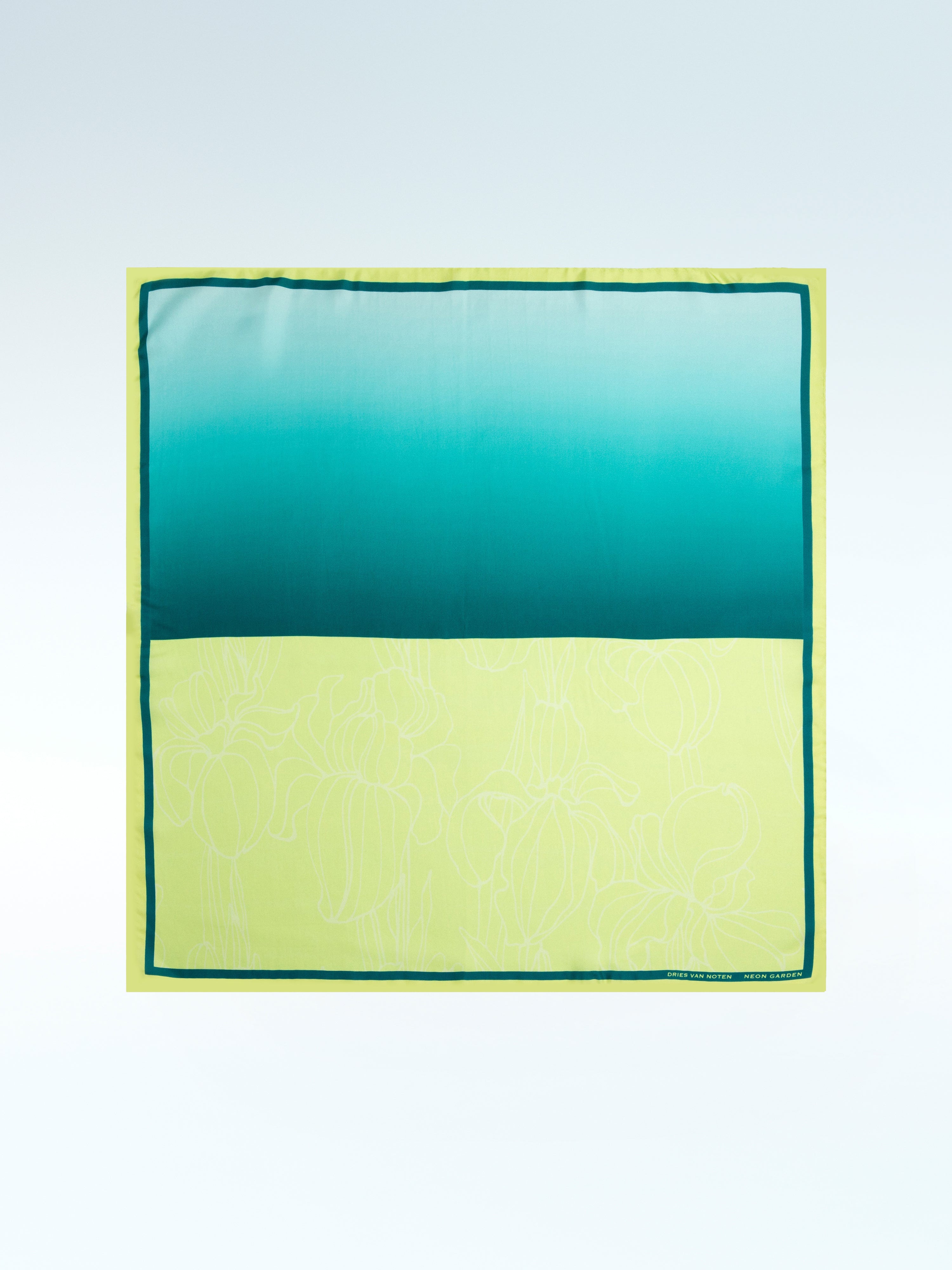Foulard Neon Garden – Dries Van Noten