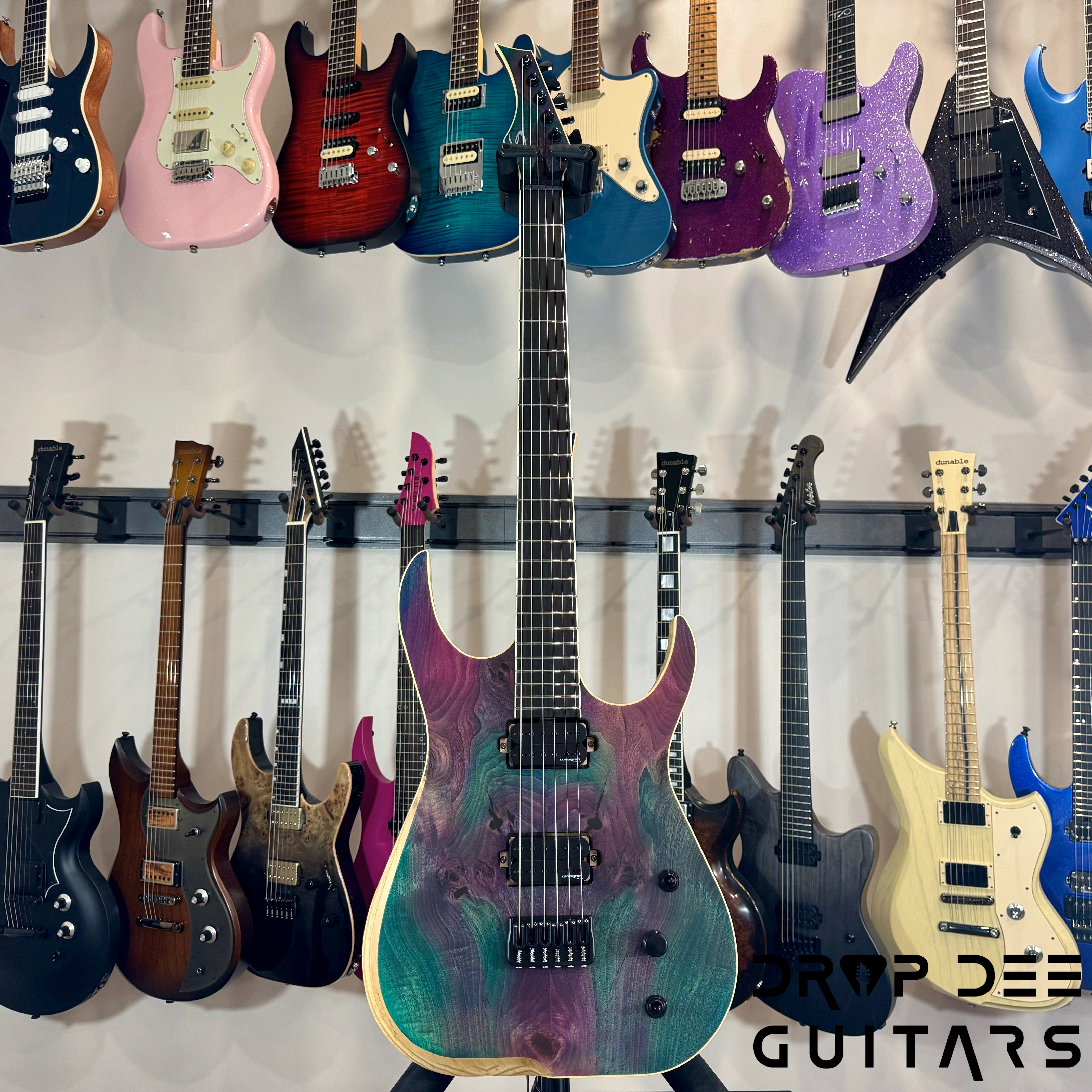 Skervesen Raptor 6 Baritone Electric Guitar w/ Case – Drop Dee Guitars