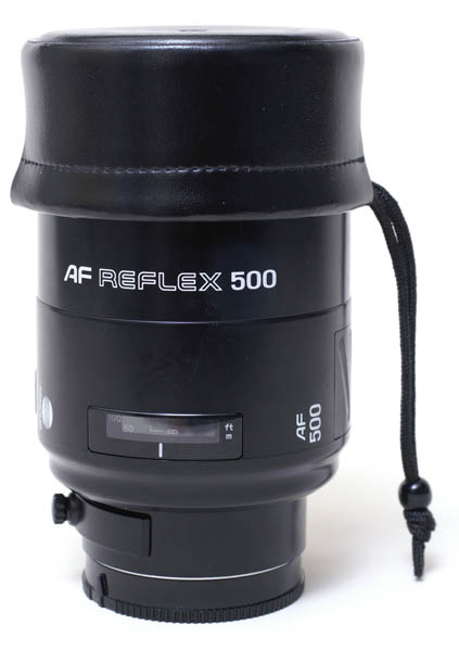 Minolta AF Reflex 500mm F8 A-mount lens info