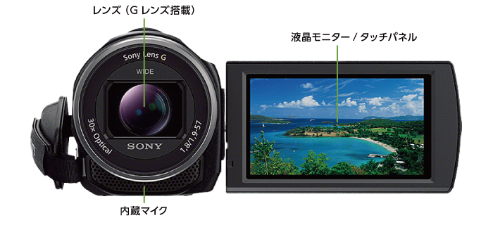 ビデオカメラレンタル SONY HDR-CX535V ｜ e-TAMAYA