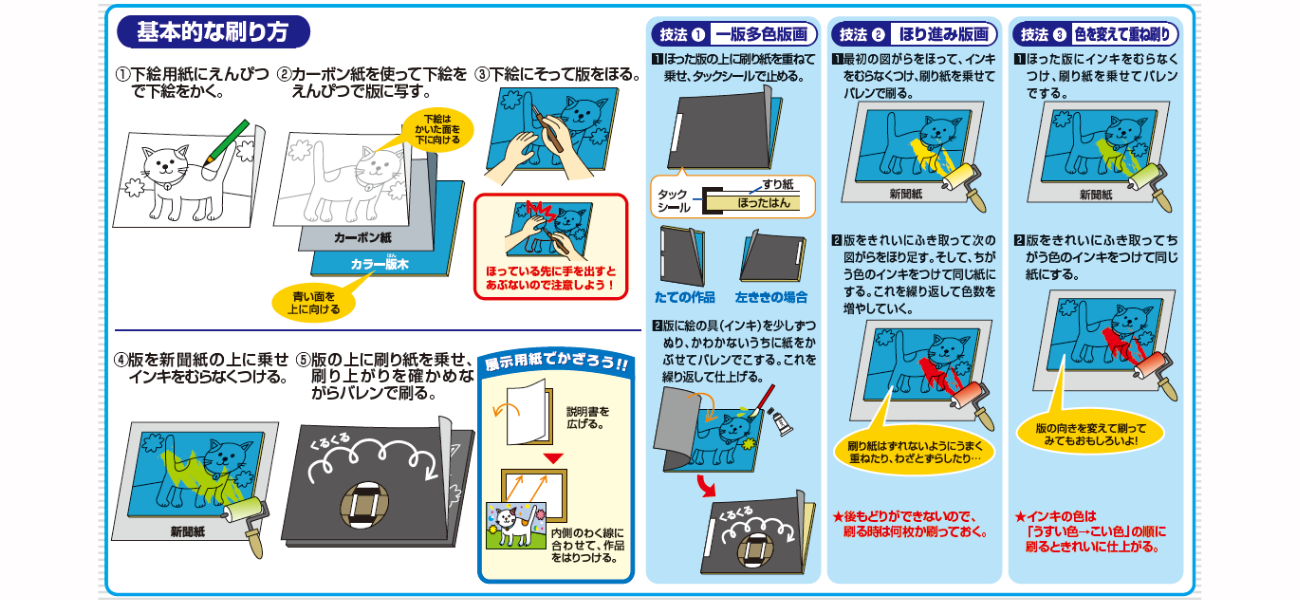 スーパー多色木版画セット ｜ 教材｜株式会社東栄社
