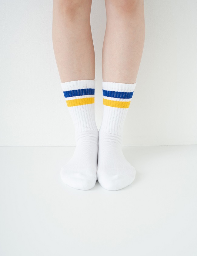 抗菌・防臭】ラインソックス 2色2本ボーダー |つかもとオンライン