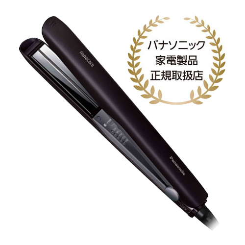 e-TREND｜パナソニック EH-HS0J-K [ストレートアイロン ナノケア]