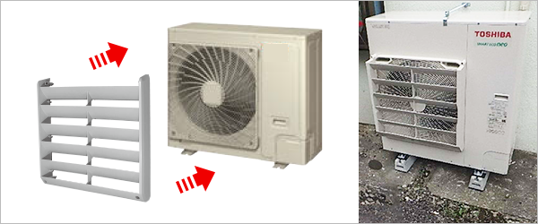 室外機の風向調整板って必要？【業務用エアコン オプション解説