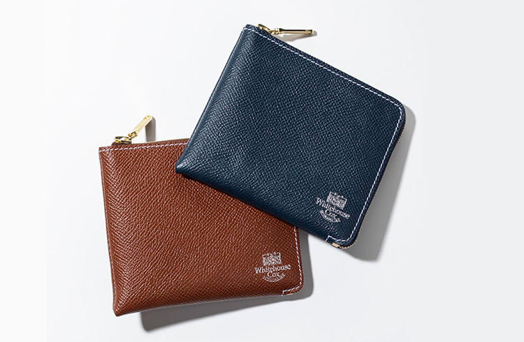 大人な質感のロンドンカーフでホワイトハウスコックスのL字ジップを