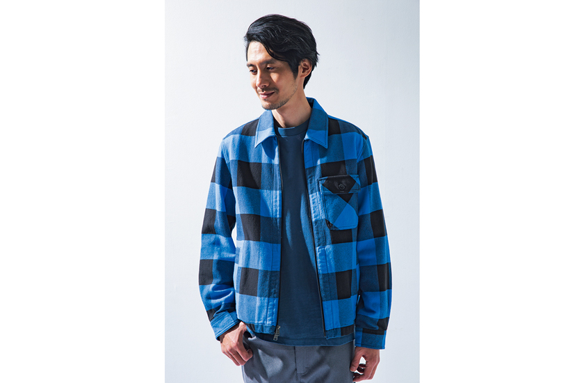 アイコニックなバッファローチェックを受け継ぎながらコットン地に