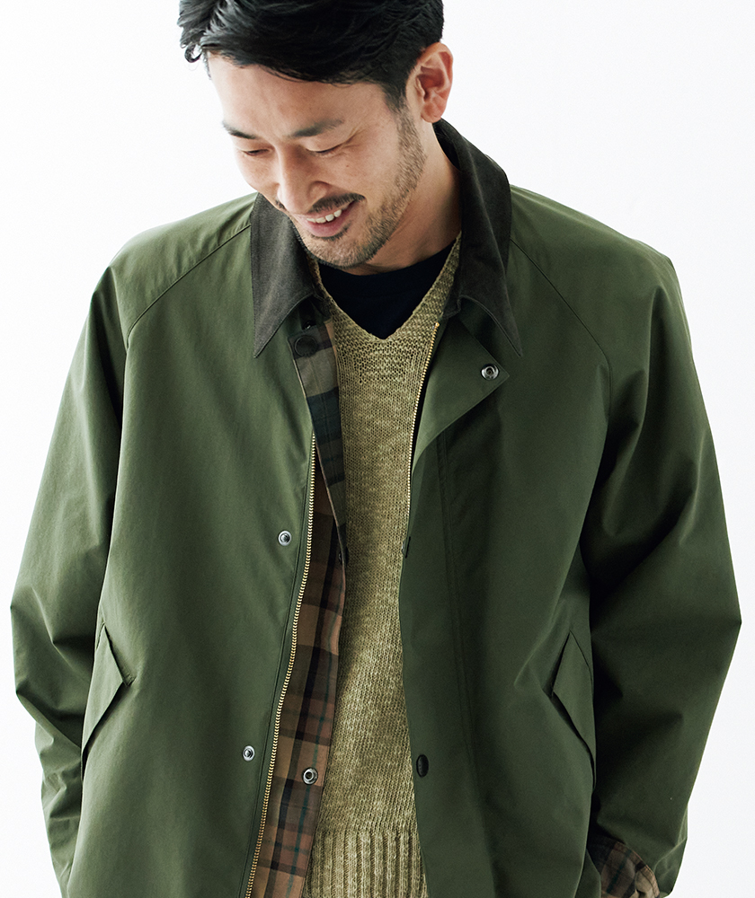 ちょうどいい短丈バブアー、次の一手は「軽快ノンワックス」だ！｜雑誌