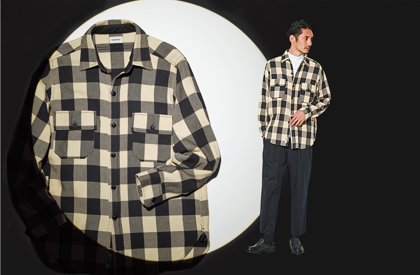 尾州コットンネルの生成寄りの“白”が馴染みやすい｜雑誌Begin(ビギン