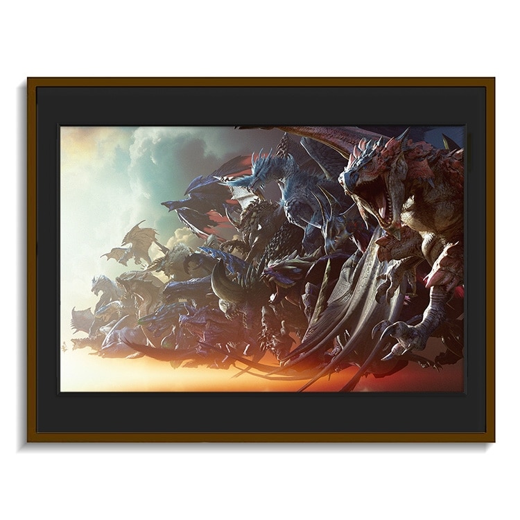 イーカプコン |【2次受注分】MONSTER HUNTER 20周年額装アート