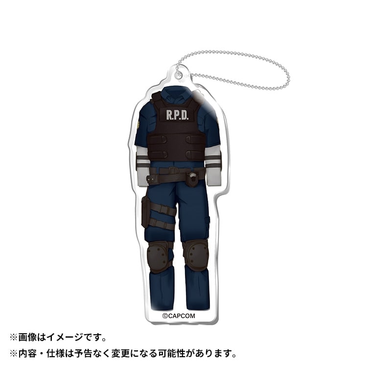イーカプコン |衣装アクリルキーホルダー バイオハザード RE:2 レオン