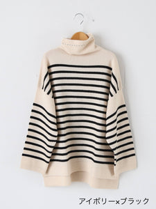 TOWAVASE バスクプルオーバー (タートルネック)二本どり[mdm02-04] – CREER