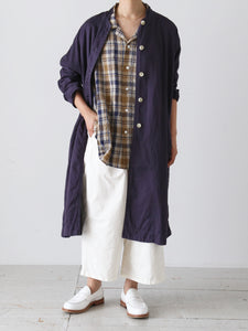 TOUJOURS オープンカラーハーフスリーブビッグカバーオールシャツ