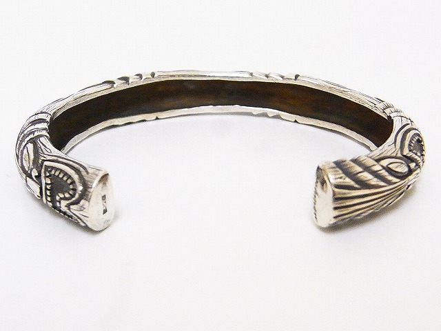 CUSHMAN[クッシュマン] バングル 29004 50's ティキ シルバー バングル