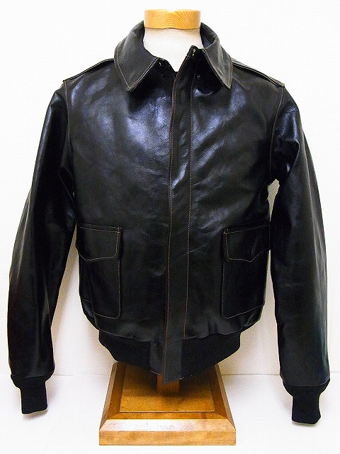 Buzz Rickson's[バズリクソンズ] ブラック A-2 BR80388 BRONCO HIDE