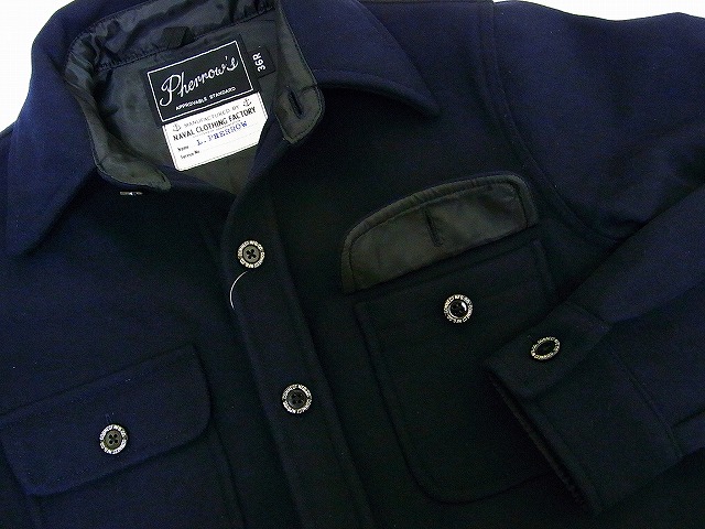 Pherrow's[フェローズ] CPO シャツ ジャケット ウール 13W-P.CPO