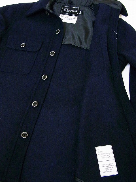 Pherrow's[フェローズ] CPO シャツ ジャケット ウール 13W-P.CPO