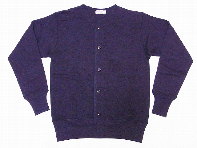 WAREHOUSE[ウエアハウス] スウェットカーディガン 456 無地 U.S.NAVY