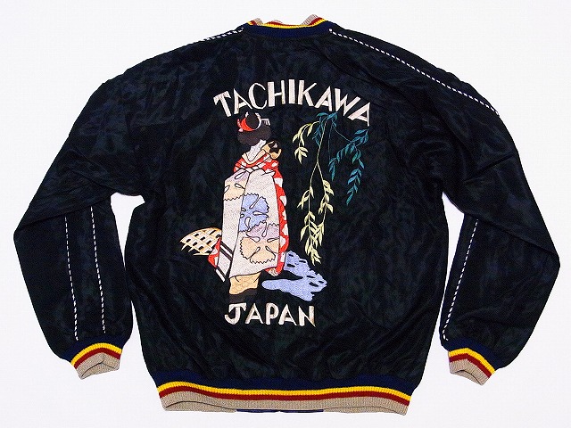 TAILOR TOYO[テーラー東洋] スカジャン 舞妓×JAPAN MAP 日本地図