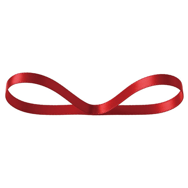 両面サテンリボンRED6mm(6mm幅 レッド): リボン・ひも・水引｜ギフト