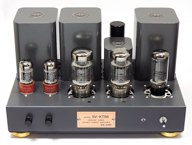 シングル・ステレオ・メインアンプ SV-KT88 キット完成品／サン
