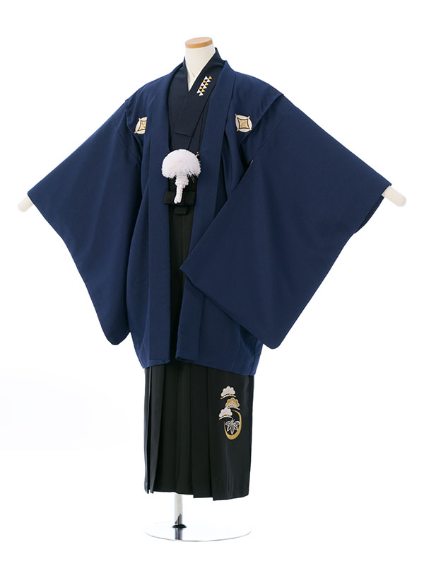 男児ｼﾞｭﾆｱ袴|対応身長:150~155cm|#BV-082B｜全国宅配可の「e-きもの