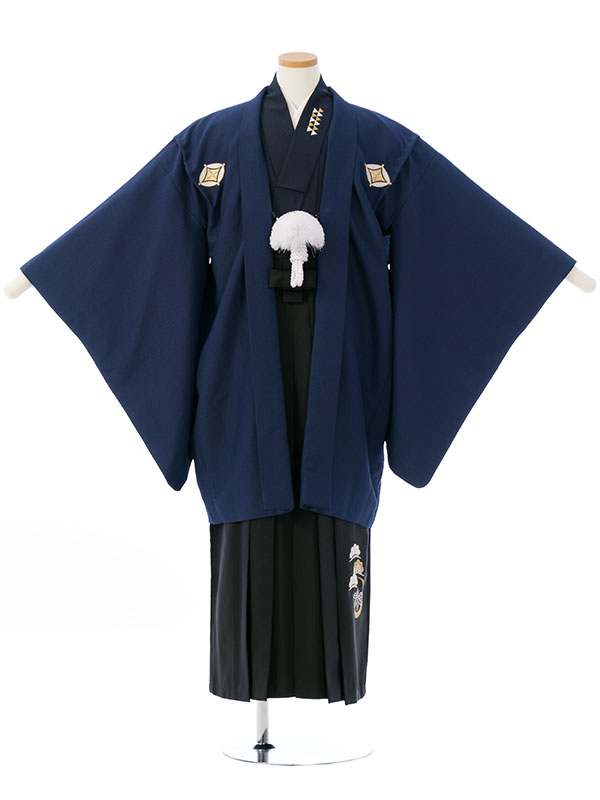 男児ｼﾞｭﾆｱ袴|対応身長:150~155cm|#BV-082B｜全国宅配可の「e-きもの