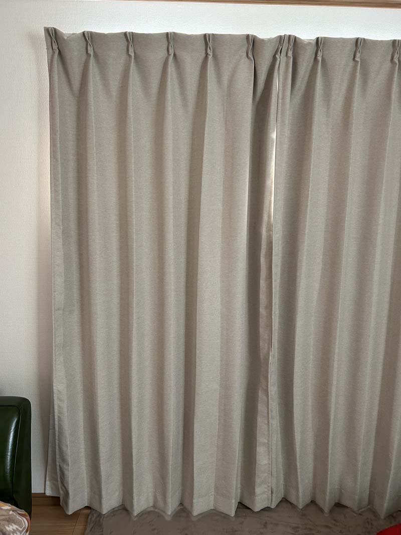 ドレープが美しい風通織り1級遮光オーダーカーテン「K-wake-D-superior