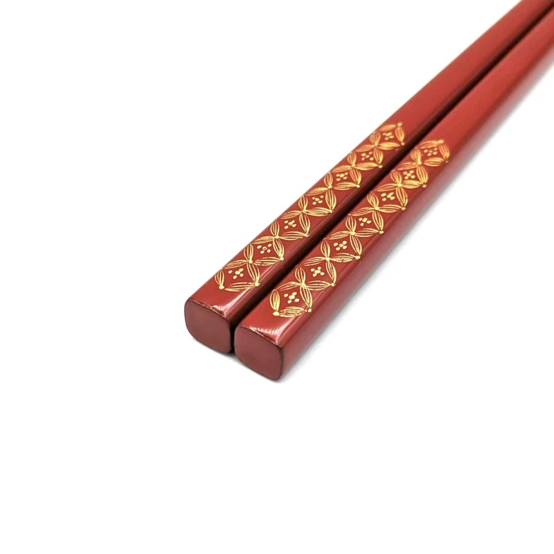 川連塗箸 沈金 七宝（中） - お買い物｜日本最大級の箸の通販サイト