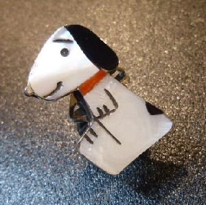 ズニ Shenel・Comosona インレイ スヌーピー