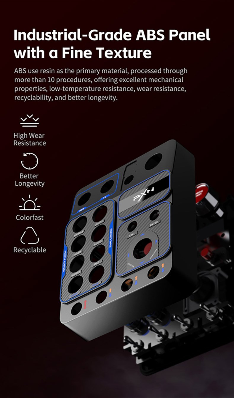 CB1 | PXN Racing Wheel, Game Controller, Arcade Stick for Xbox One