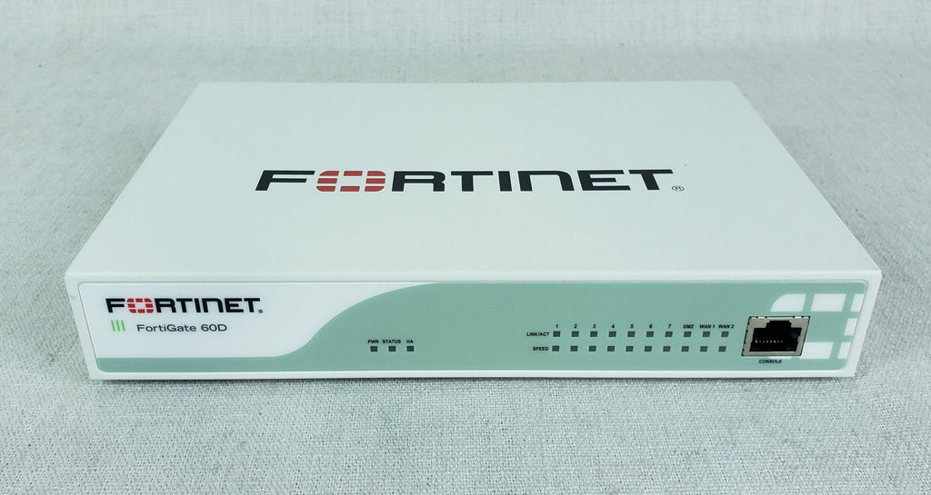 Fortinet Fortigate FG-60D Firewall Security Appliance w/ AC