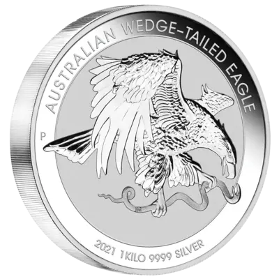 Buy 1 kg Silver Coin - Wedge-Tailed Eagle - Incused - High Relief