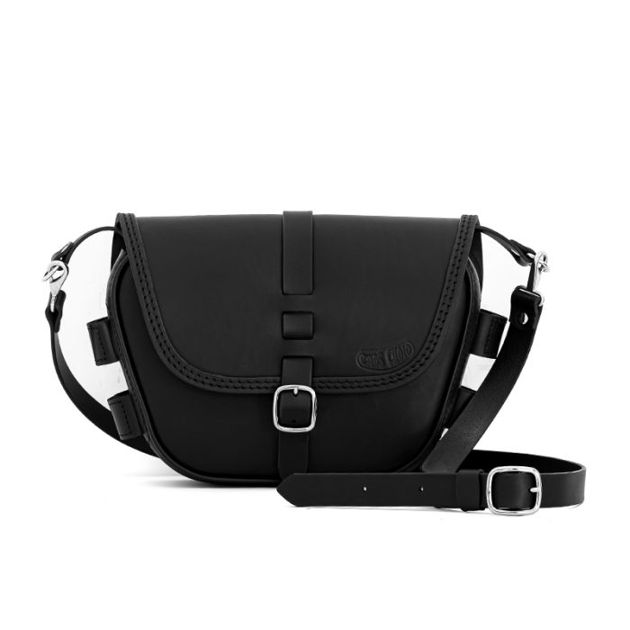 Outlet Leather Handlebar Bag | Harley Dyna Street Bob