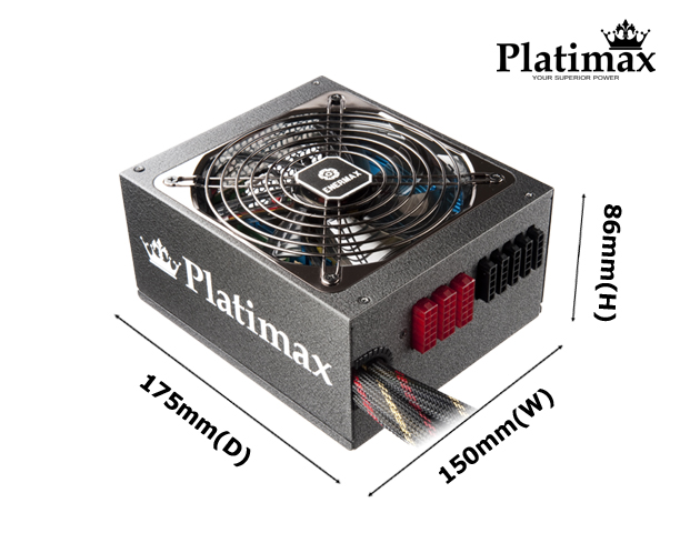 ENERMAX 80PLUSプラチナ電源 Platimax EPM750AWT スペック