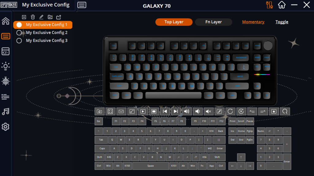 EPOMAKER GALAXY 70 MECHANICAL KEYBOARD - FEATURING SOFT BUT BUDGET