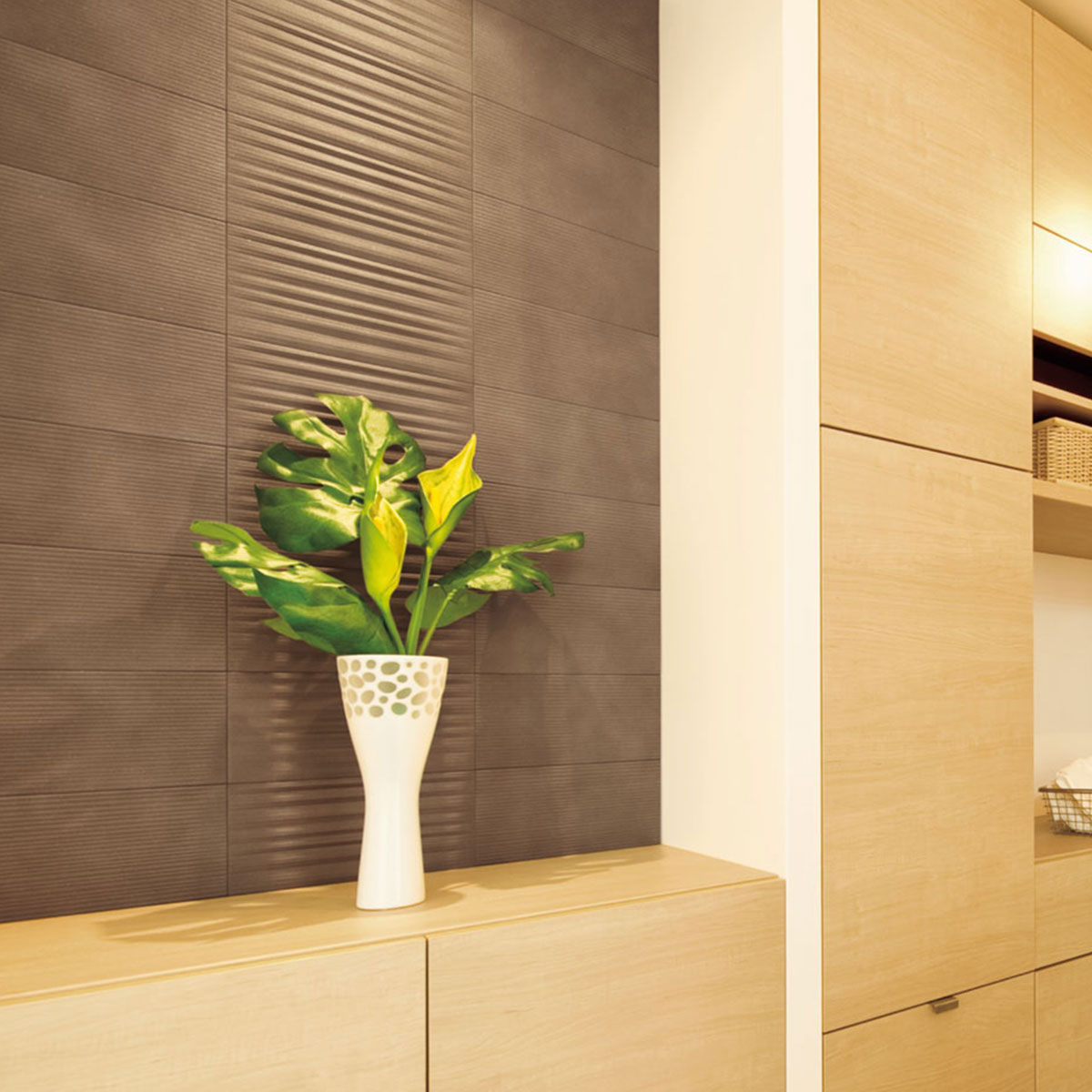 LIXIL | エコカラット | 施工事例・壁・棚