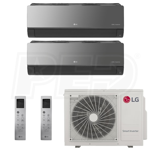 Mitsubishi MXZ-2D20NLHZ MSZ-GX09NL MSZ-GX12NL H2i Ductless Mini